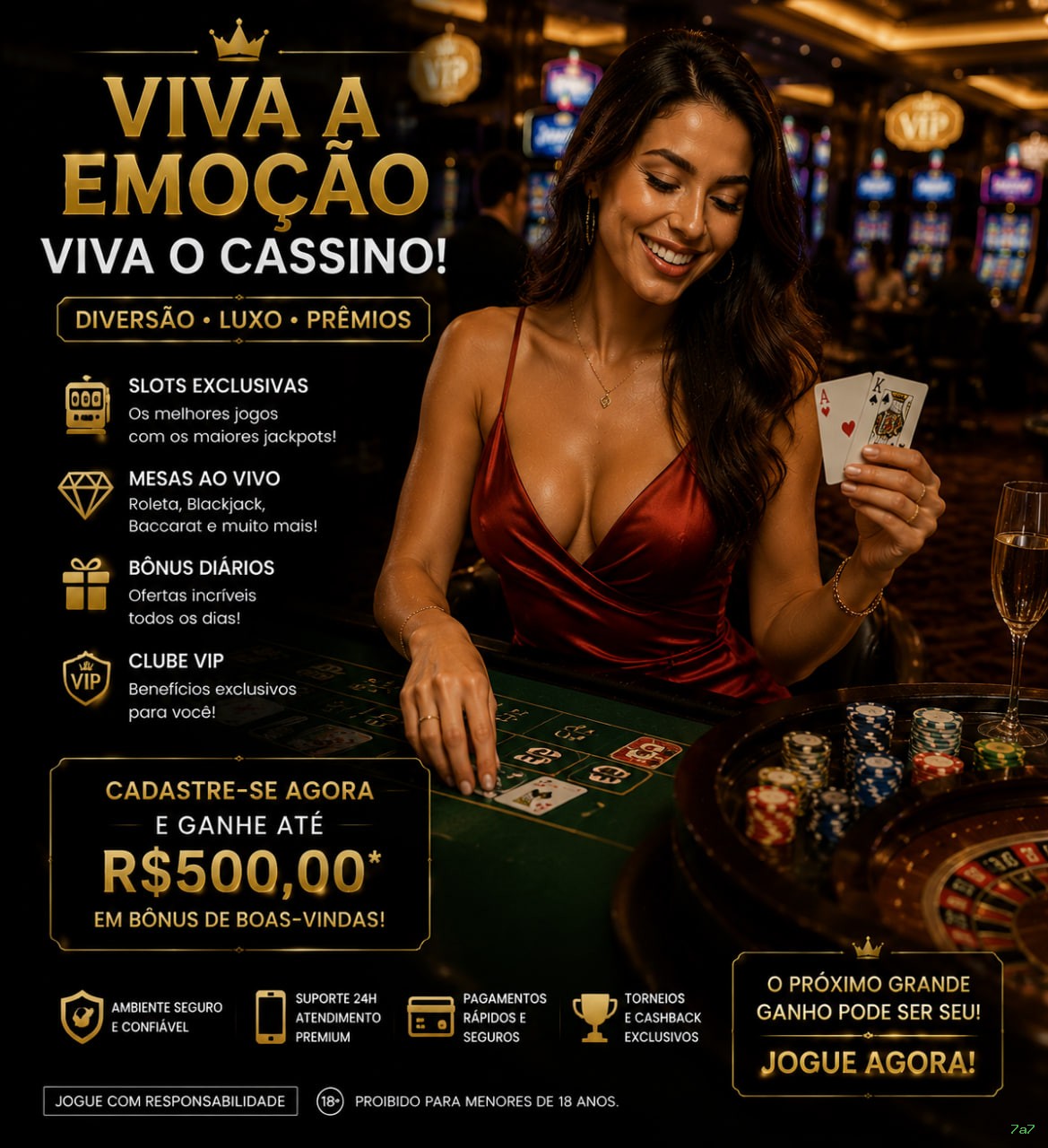 APP oficial da 7a7 para mobile